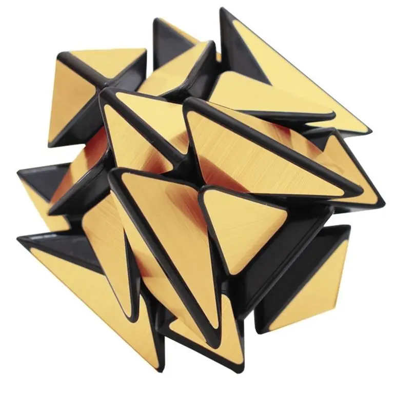 Зеркальный кубик Трансформер Золото - фото