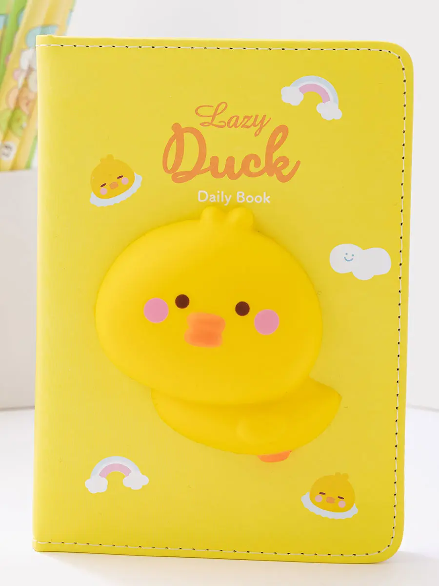 Блокнот со сквишем Lazy Duck Утенок - фото