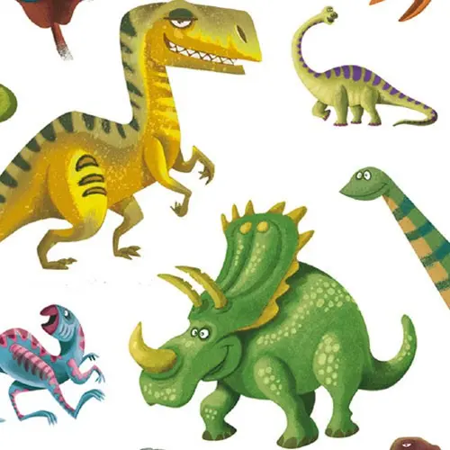 Набор наклеек "Динозавры" - фото