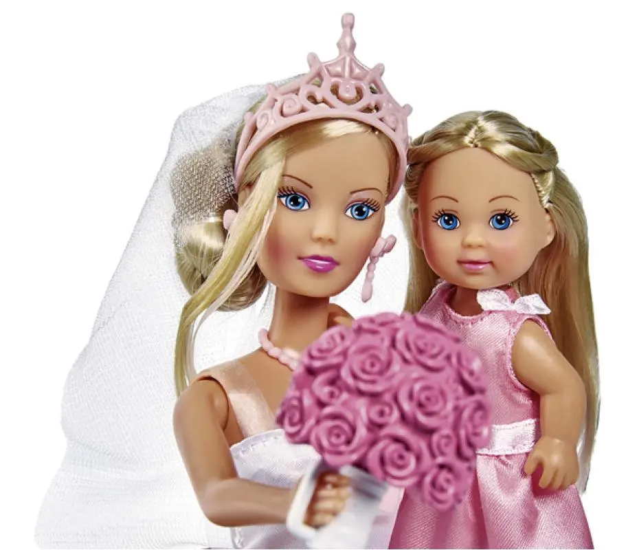Куклы Штеффи и Еви "Свадебный день" - фото