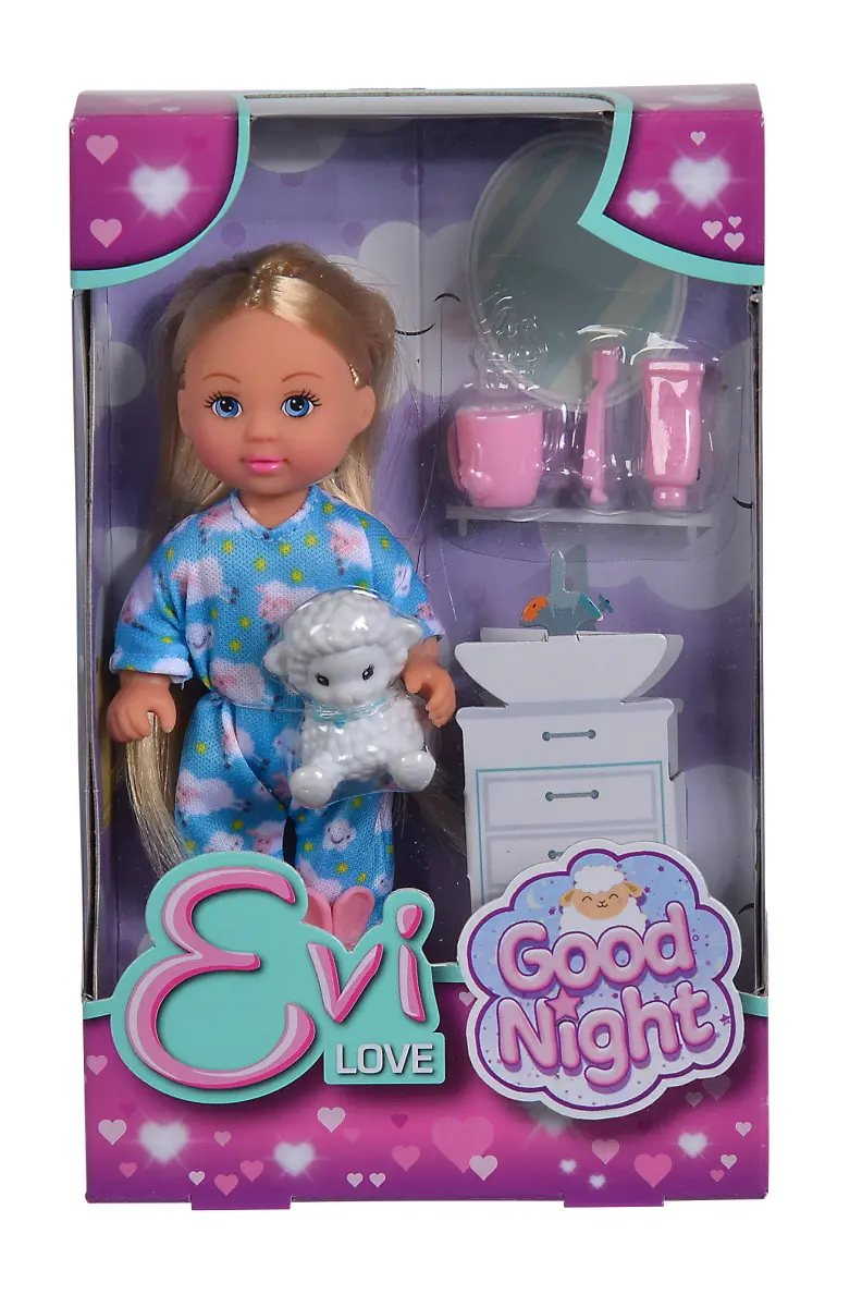 Набор кукол с овечкой "Спокойной ночи" - фото