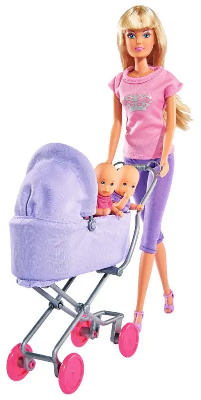 Кукла Штеффи с коляской - фото
