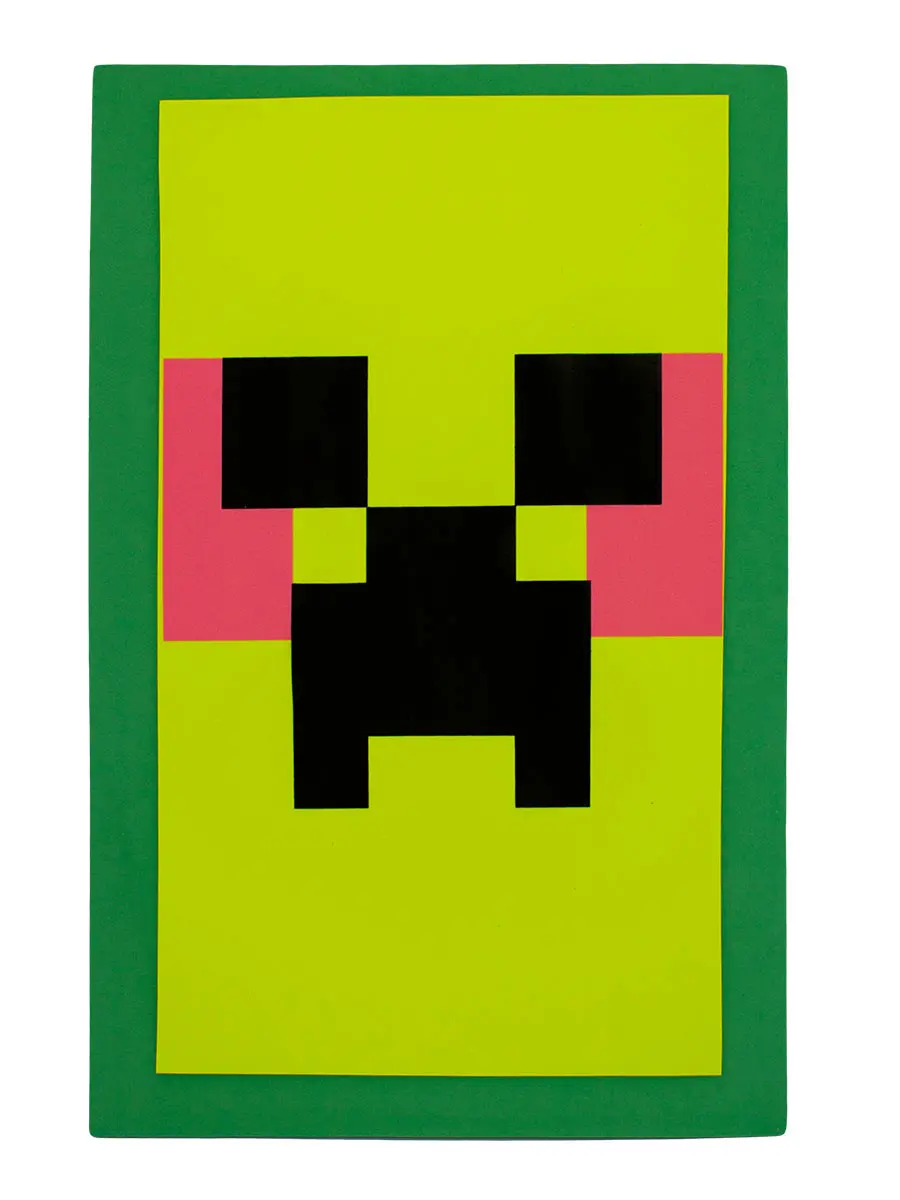 Minecraft 8Бит Щит Зеленый 54 см - фото
