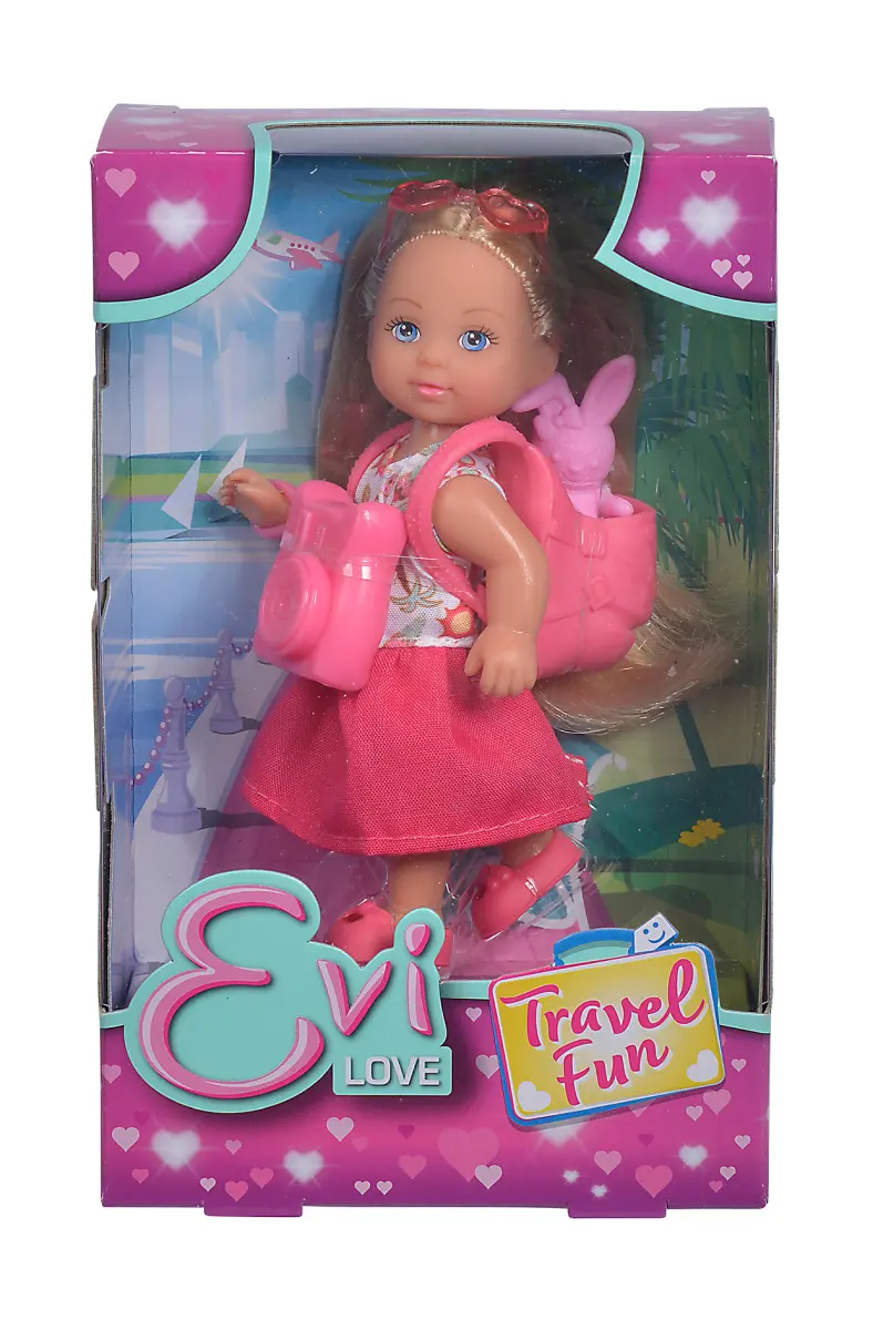 Кукла Еви "Маленькая путешественница" - фото