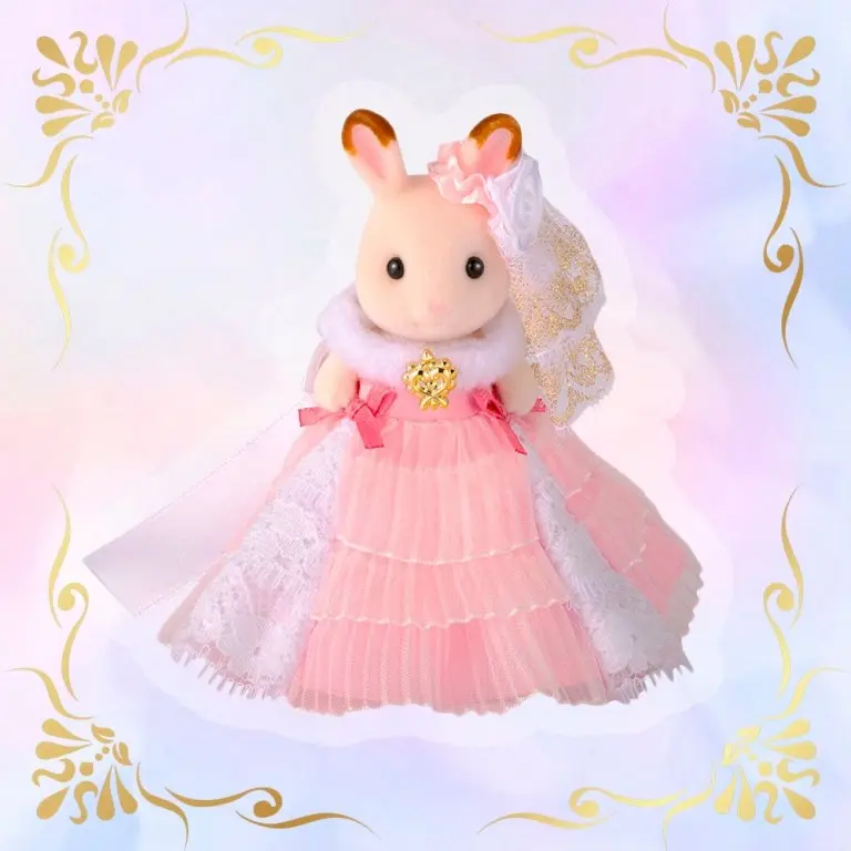 Шоколадный крольчонок в роскошном платье - фото