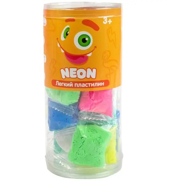 Легкий пластилин Neon mini - фото