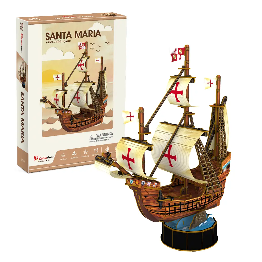 3D пазл Корабль Санта-Мария - фото
