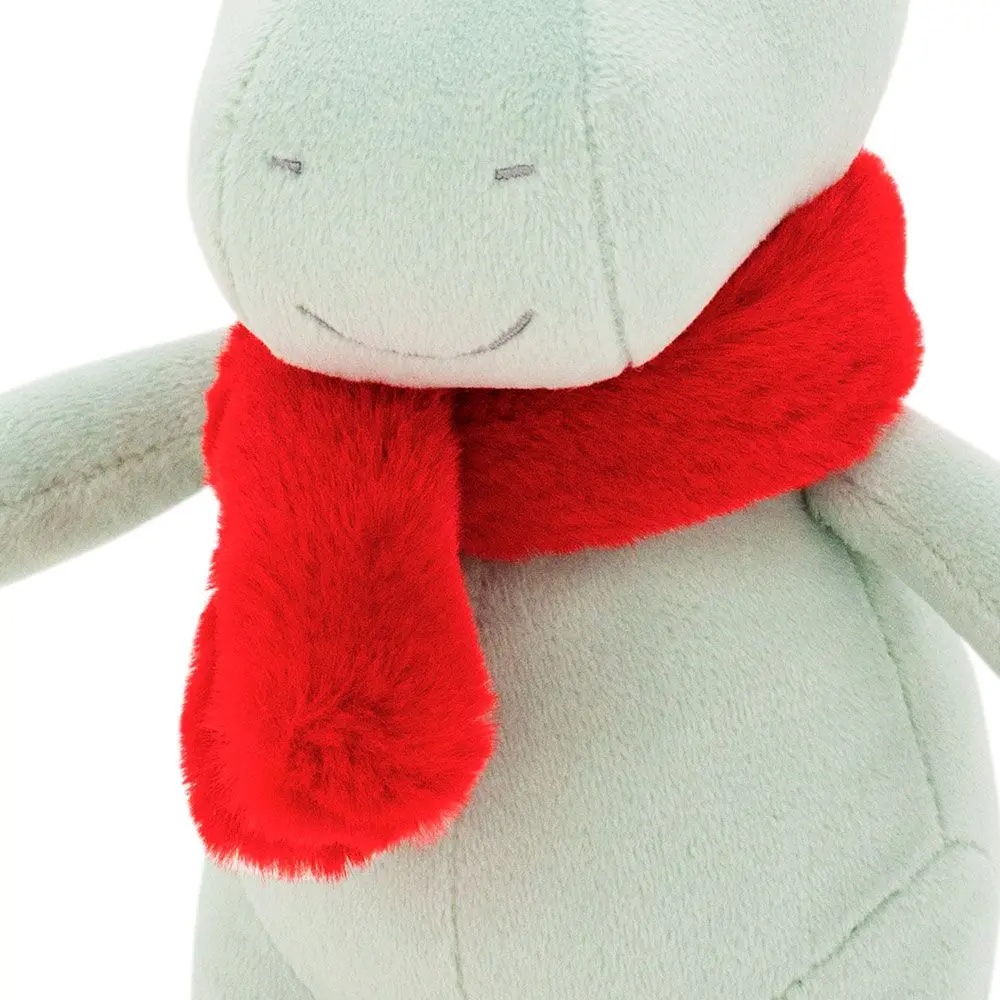 Малыш Дино в красном шарфике (20 см) - фото