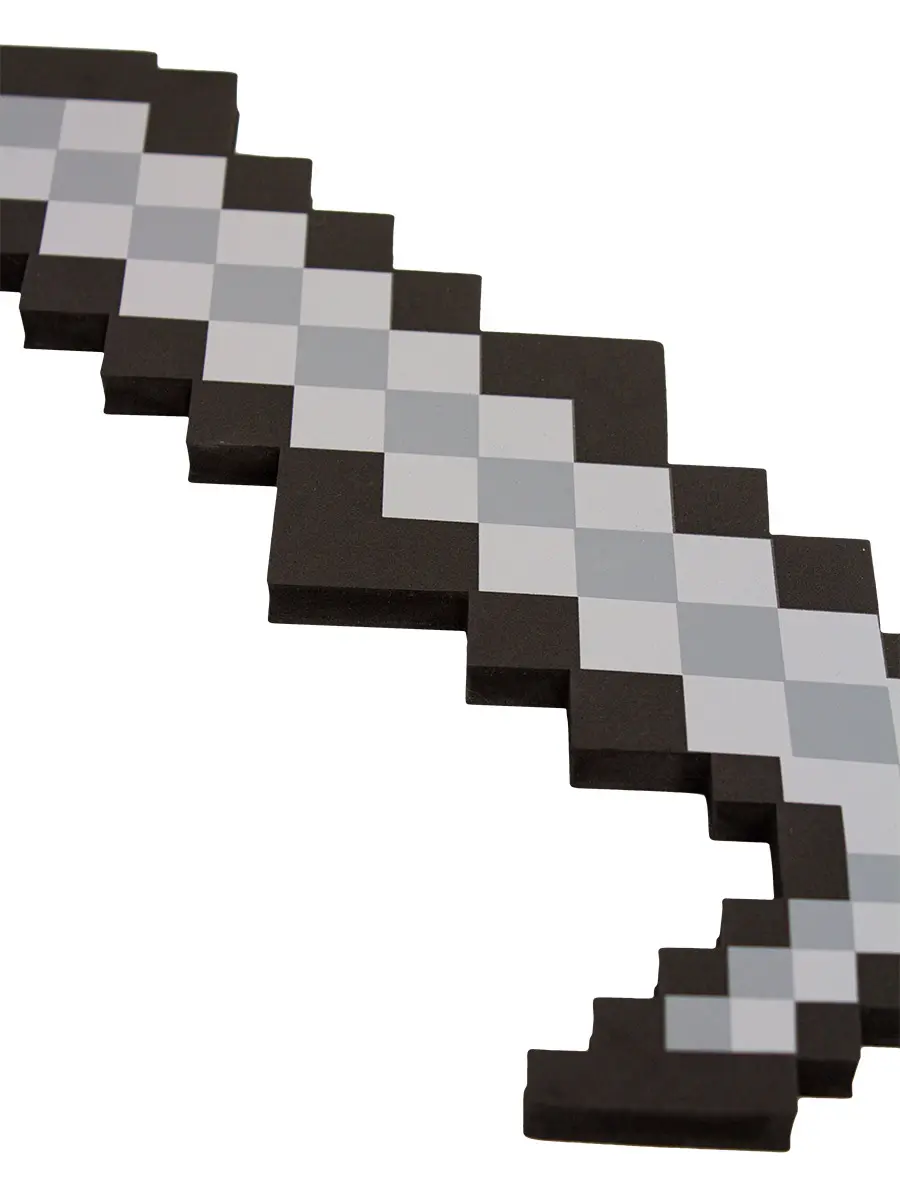 Minecraft 8Бит Меч Черный 60 см - фото