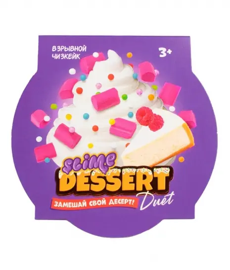 Slime dessert DUET Взрывной чизкейк - фото