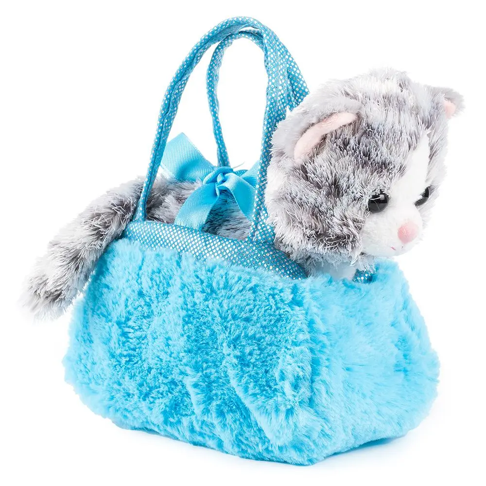 Котик в сумочке-переноске - фото