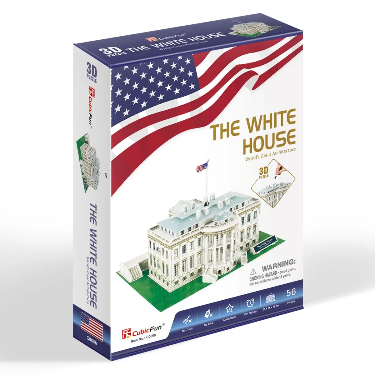 3D пазл Белый дом - фото