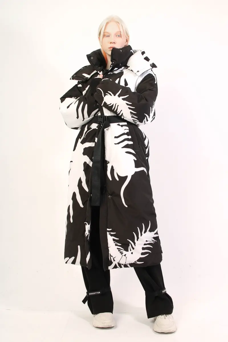 Пальто Black scolopendra - фото