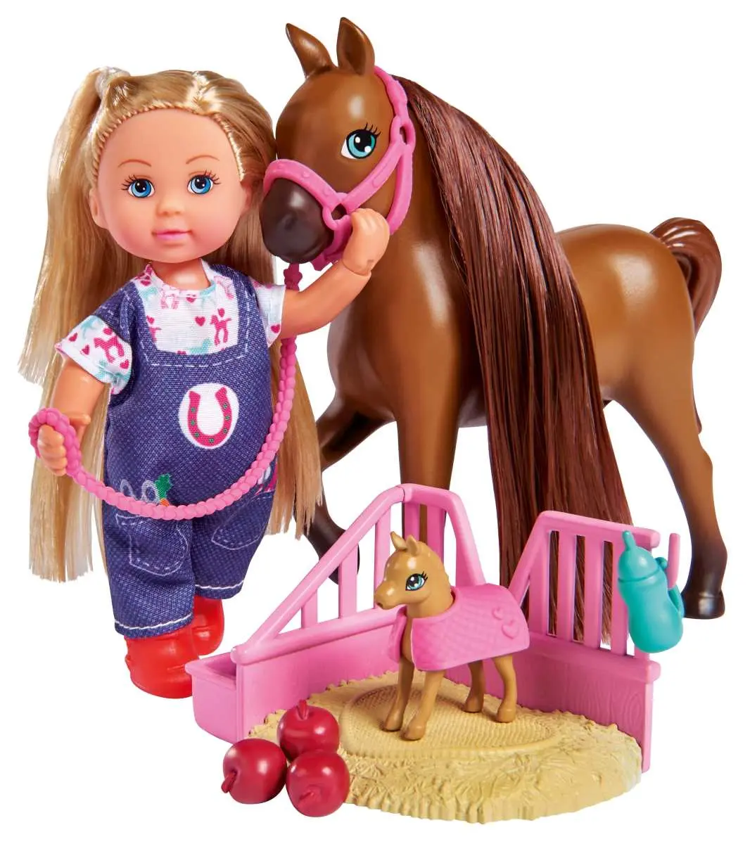 Кукла Еви с беременной лошадкой - фото