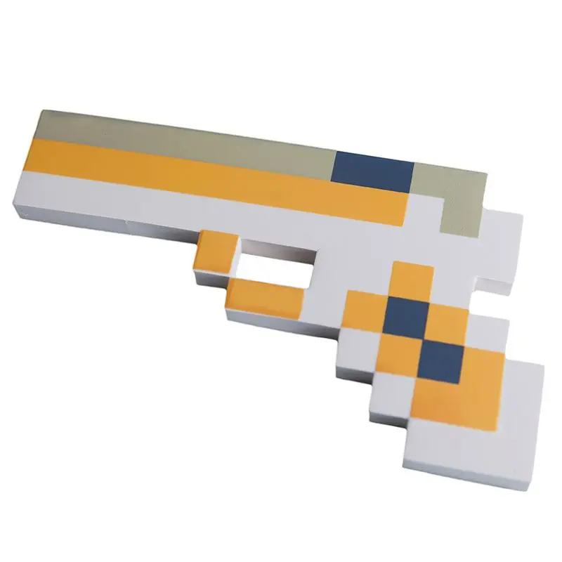 Minecraft 8Бит Пистолет Оранжевый 22 см - фото