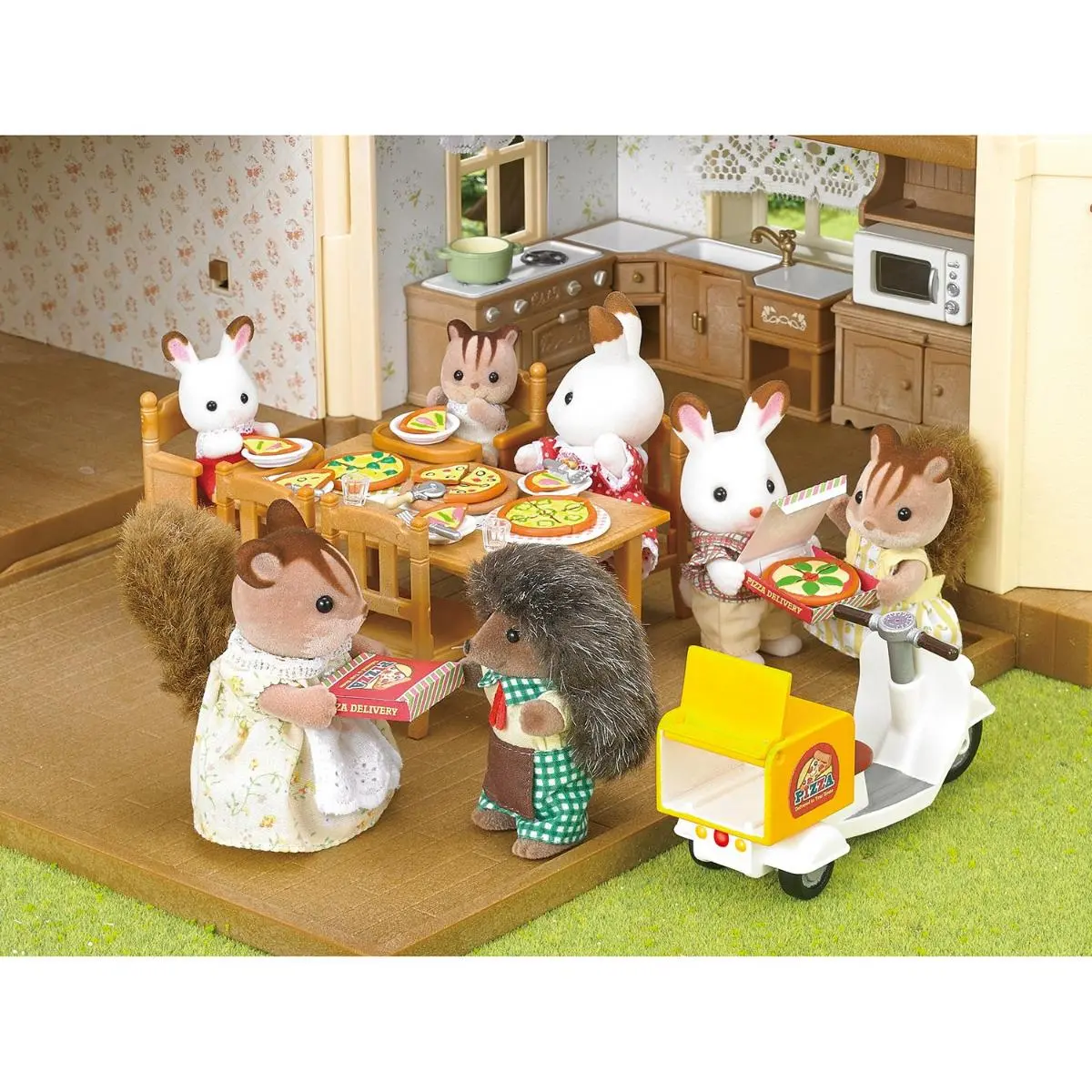 Sylvanian Families Доставщик пиццы