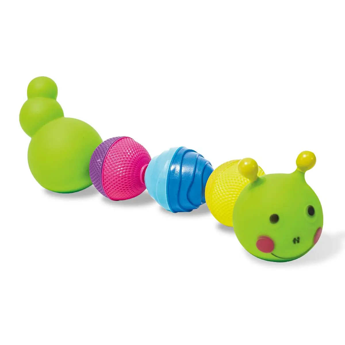 Развивающая игрушка "Гусеница" (8 предметов, для купания) - фото