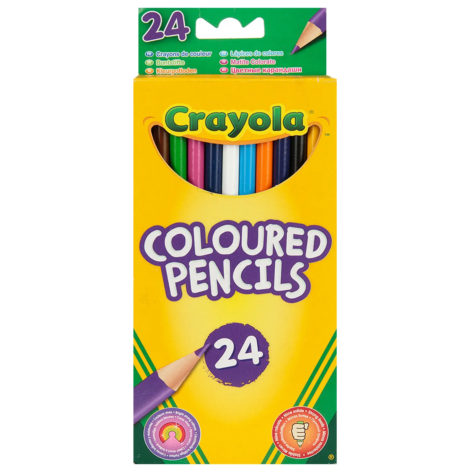 Цветные карандаши 24шт. - фото