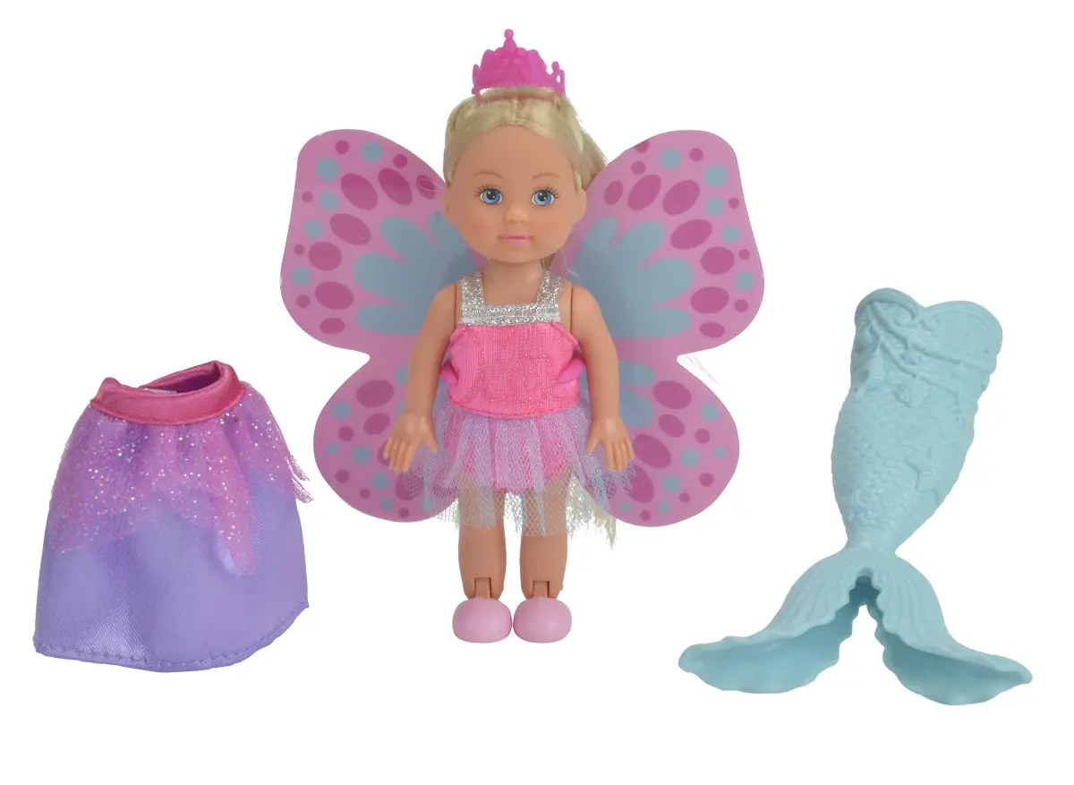 Кукла Еви в трех образах: русалочка, принцесса и фея - фото