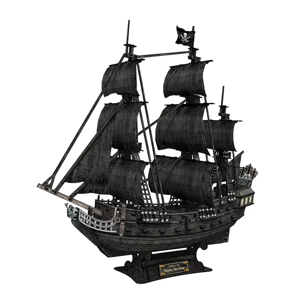 3D пазл Корабль Месть королевы Анны - фото