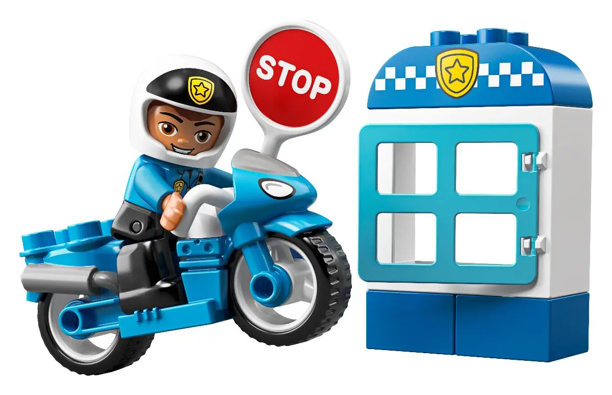 Duplo Полицейский мотоцикл - фото