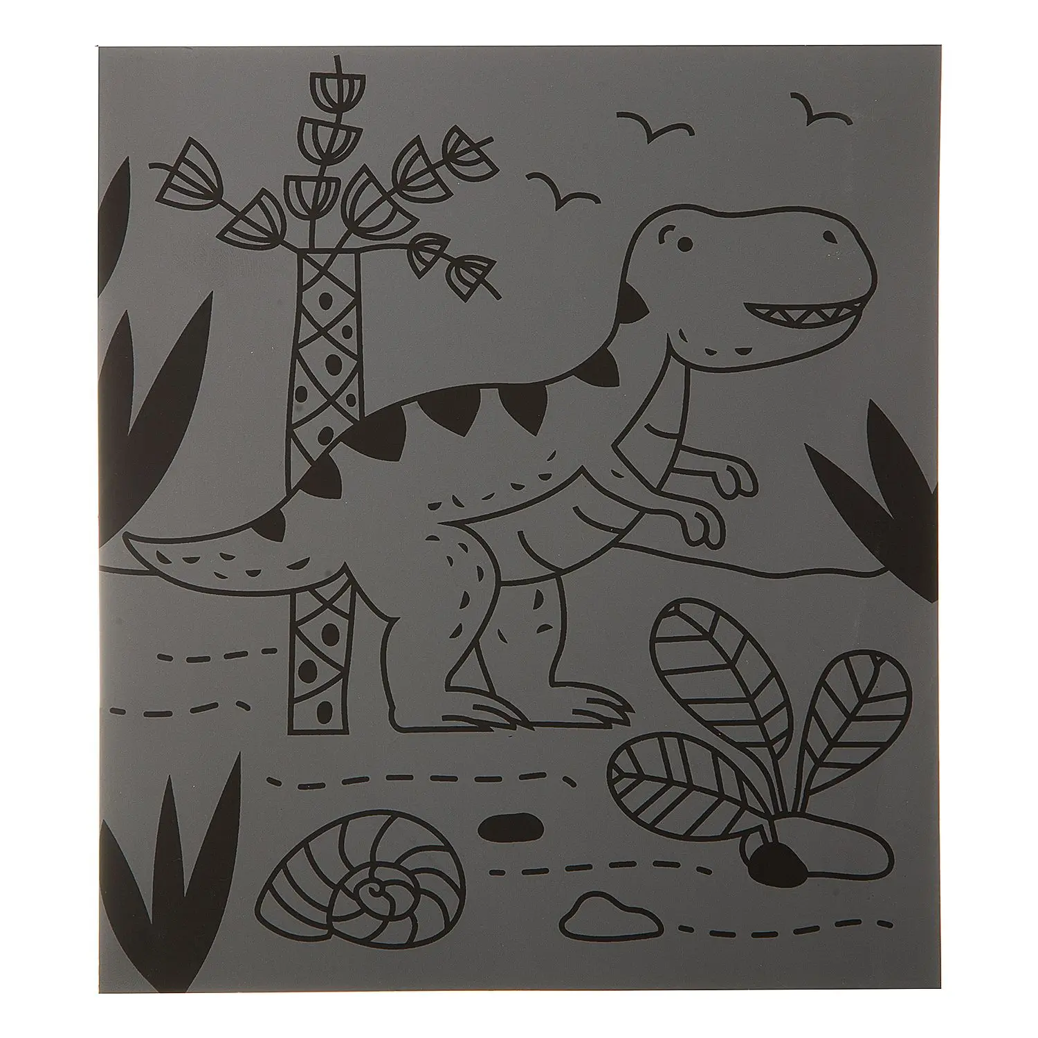 Гравюра голографическая "Динозавр" - фото