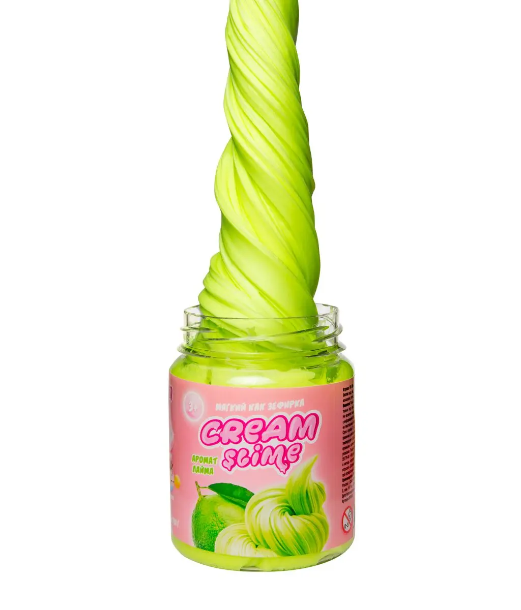 Cream-Slime с ароматом лайма - фото