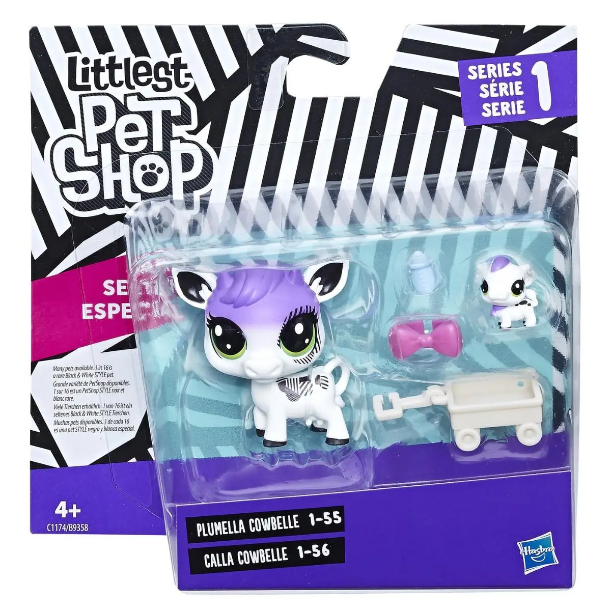 Набор из двух петов Littlest Pet Shop B9358EU4 - купить за 590 рублей  рублей в интернет-магазине Юниор