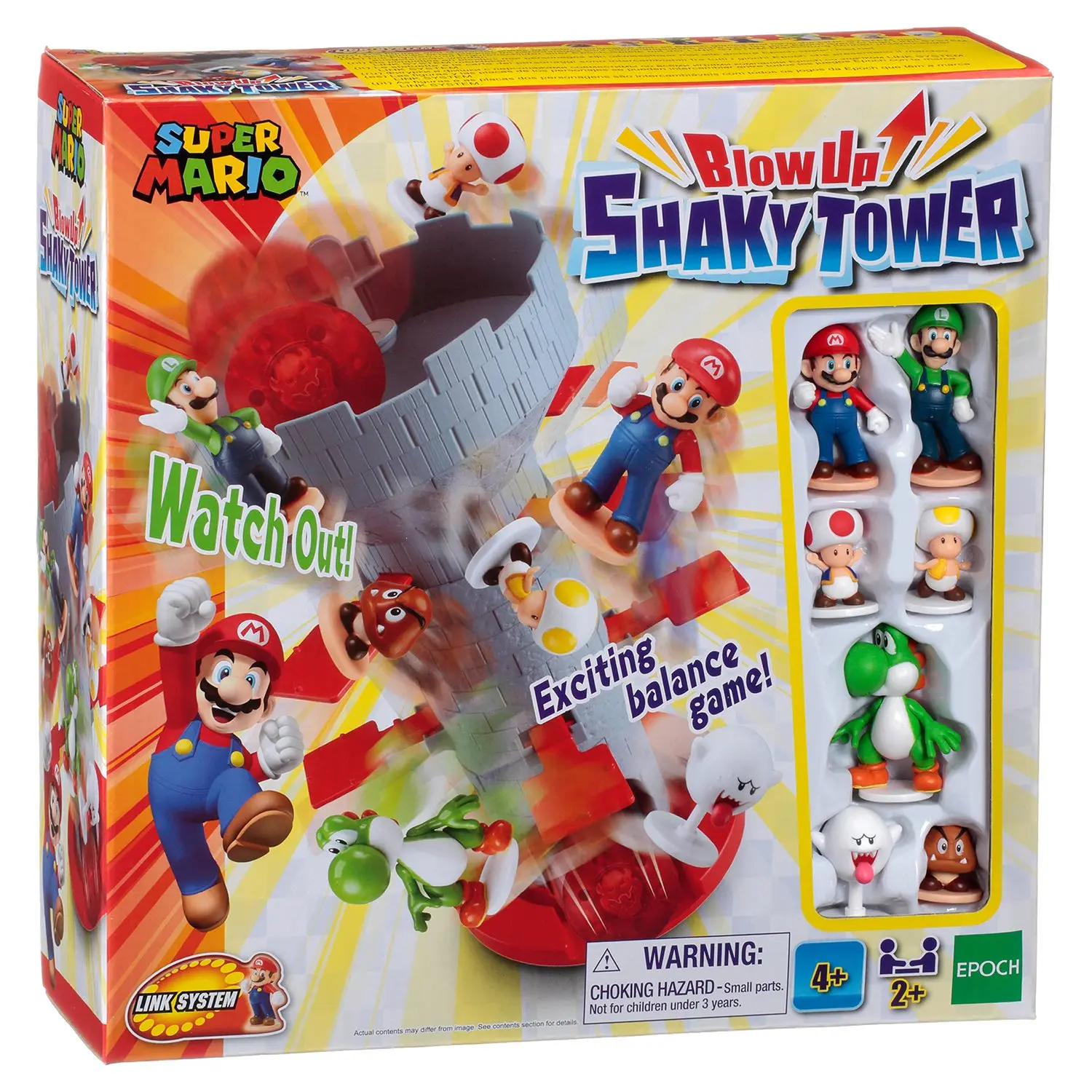 Настольная игра Super Mario "Шаткая башня" - фото