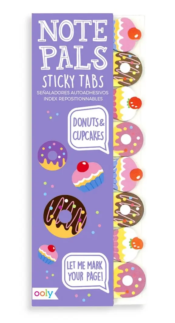 Блокноты и открытки Стикеры для заметок "Пончики и капкейки" - фото