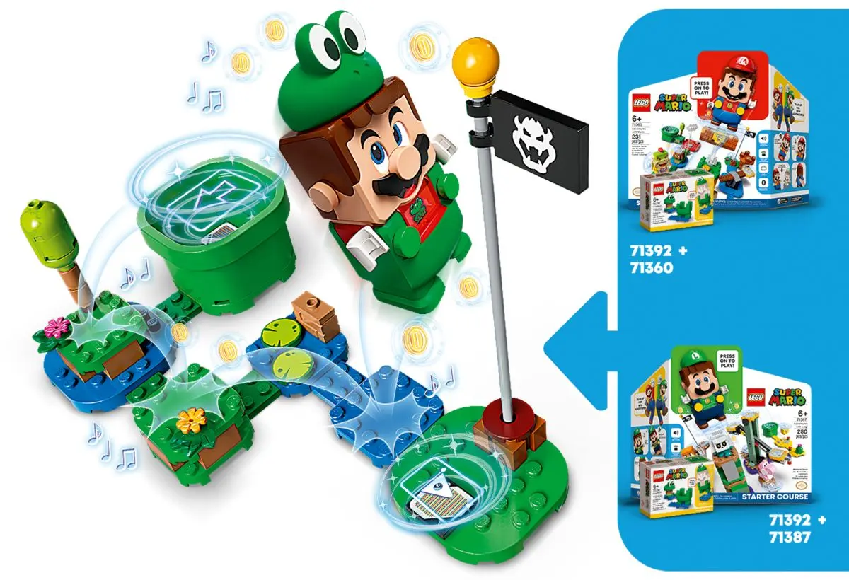 Super Mario Набор усилений "Марио-лягушка" - фото