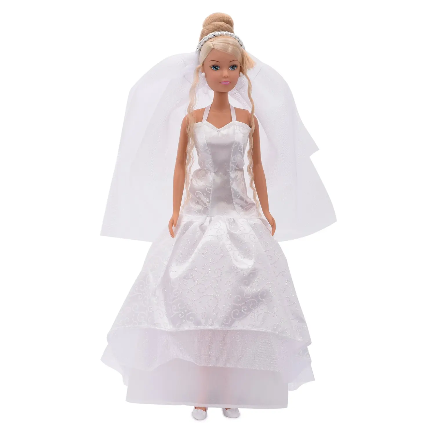 Кукла Штеффи в свадебном наряде - фото