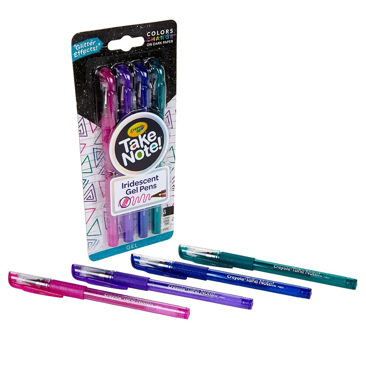 Гелевые ручки с эффектом блесток Take Note 4шт. - фото