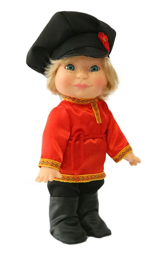 Кукла Веснушка в русском костюме Мальчик - фото