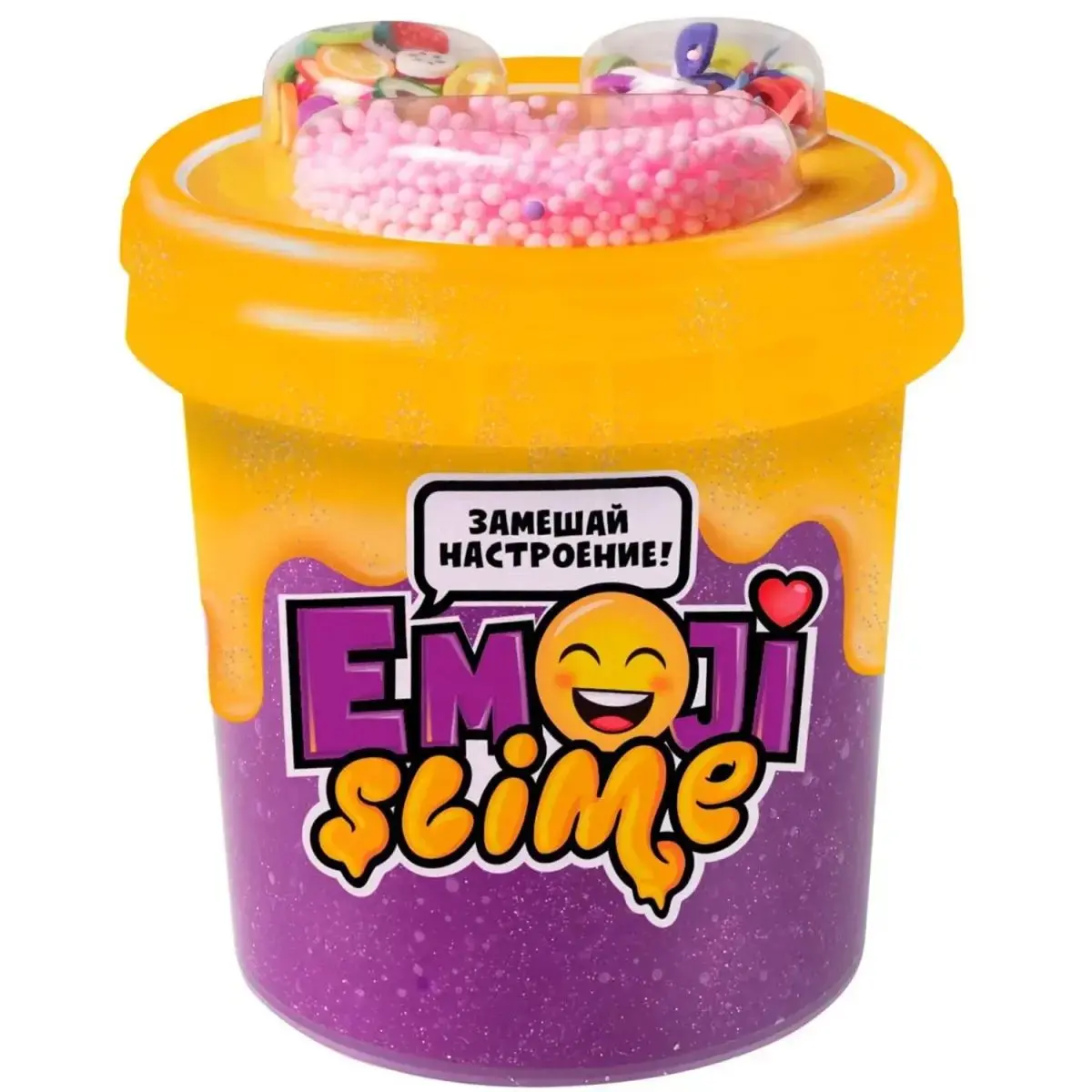 Slime Emoji фиолетовый - фото