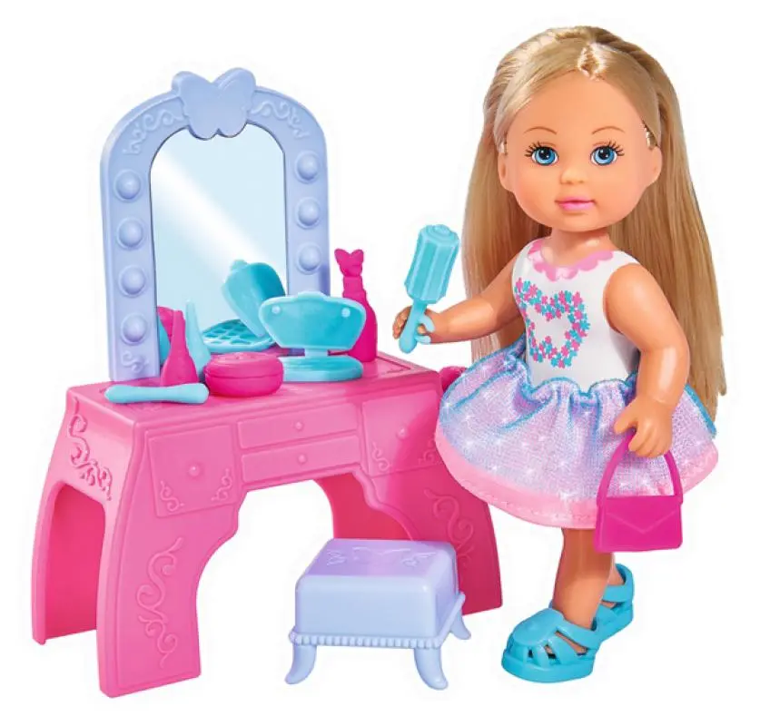 Кукла Еви с туалетным столиком - фото