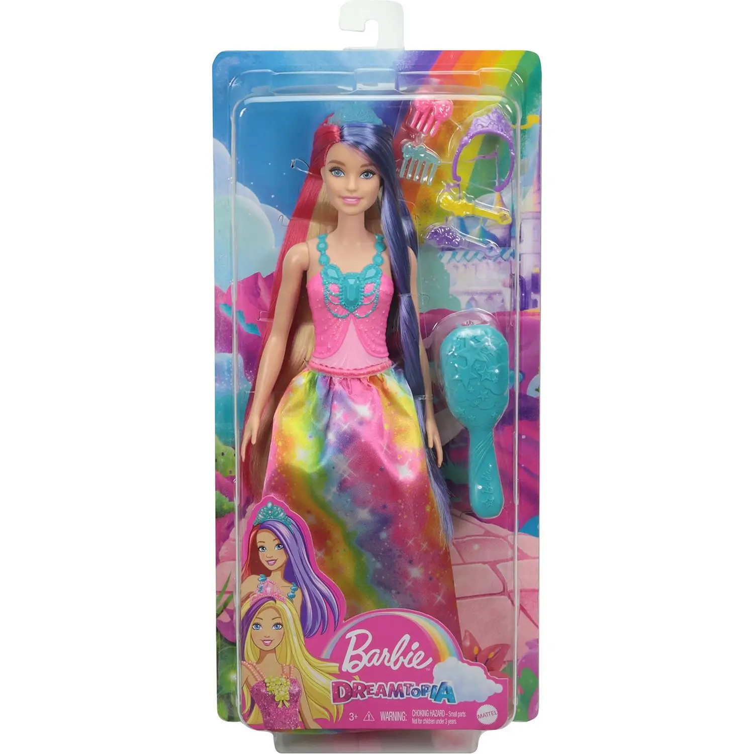 Куклы Радужная принцесса с длинными волосами Dreamtopia - фото
