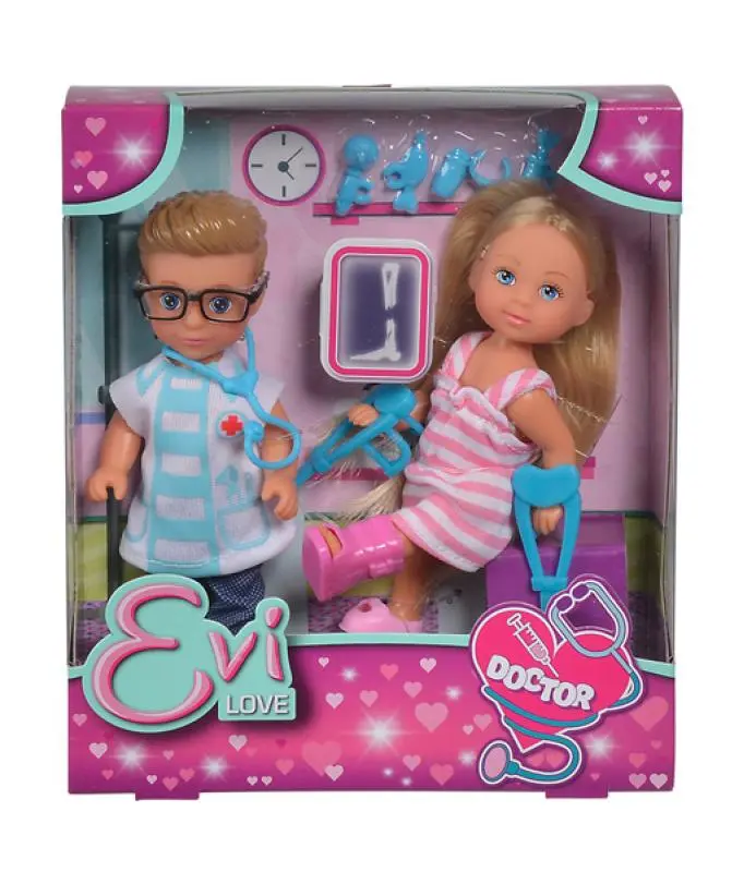 Куклы Еви и Тимми "На приеме у доктора" - фото