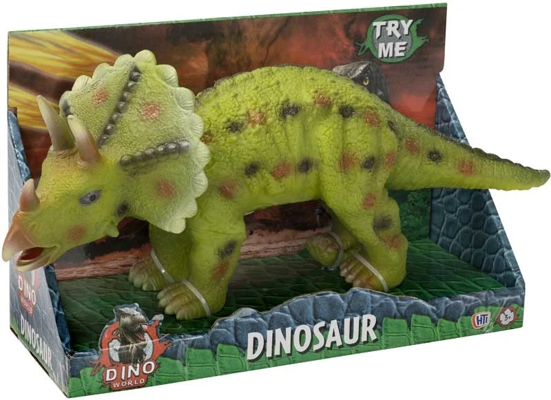 Фигурка динозавра "Трицератопс" 28 см - фото