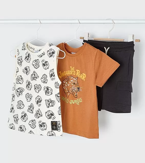 Комплект: футболка, майка, шорты