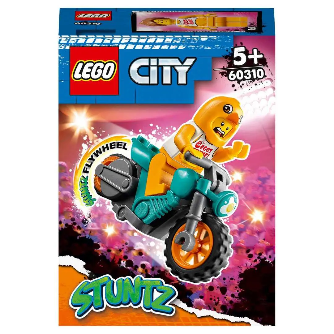City Трюковый мотоцикл с цыплёнком - фото