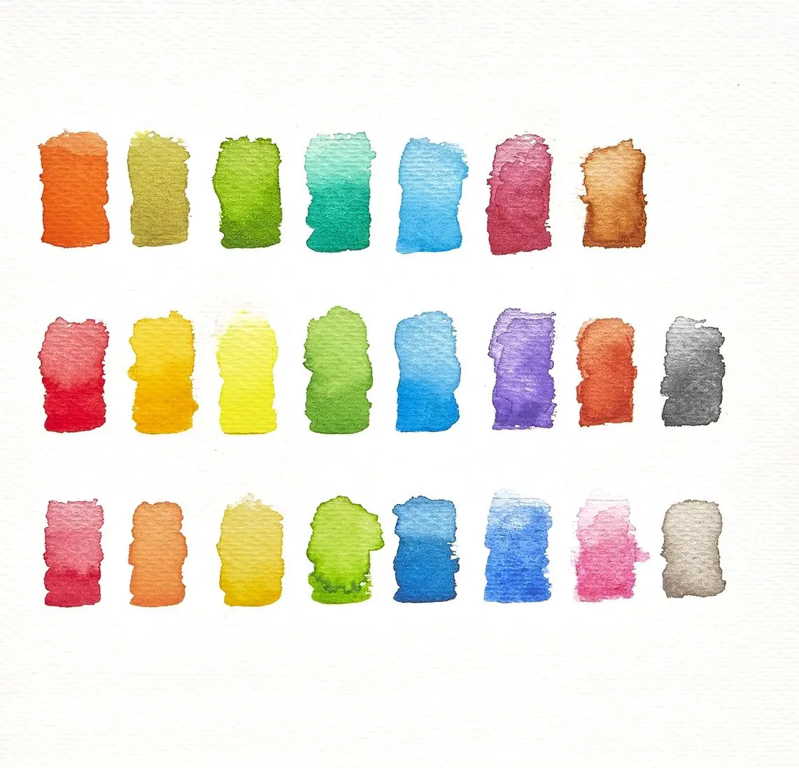 Набор акварельных красок, 24 цвета - фото