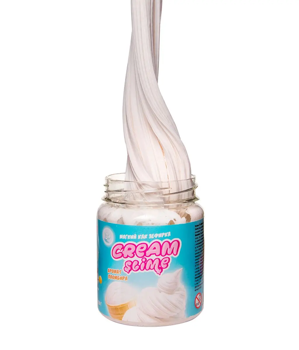 Cream-Slime с ароматом пломбира - фото
