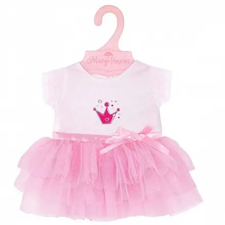 Одежда для куклы 38-43см, юбка и футболка "Принцесса" - фото