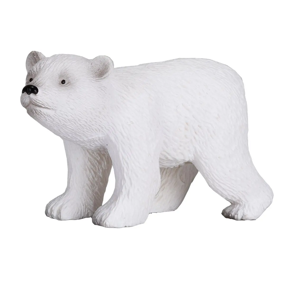 Белый медвежонок идущий