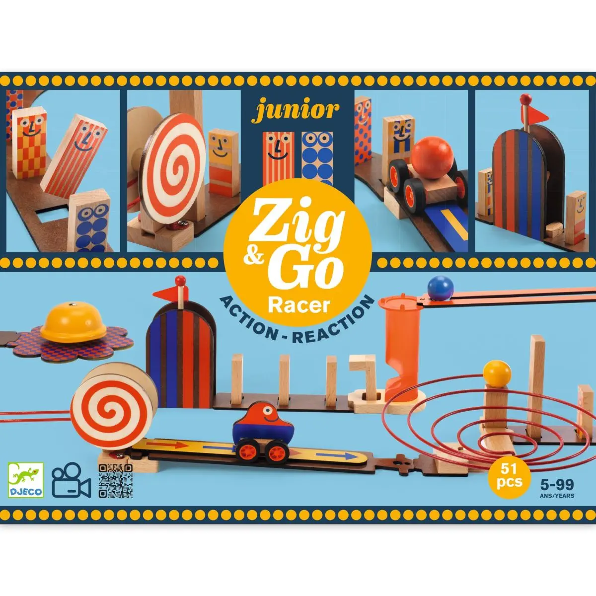 Конструктор Zig&Go, 51 деталь - фото
