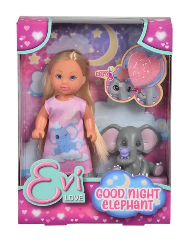 Кукла Еви со слоненком - фото