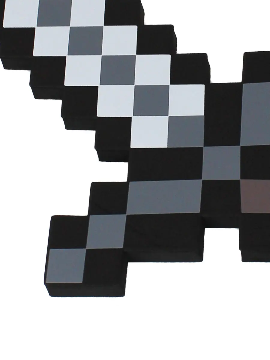 Minecraft 8Бит Меч Коричневый 30 см - фото