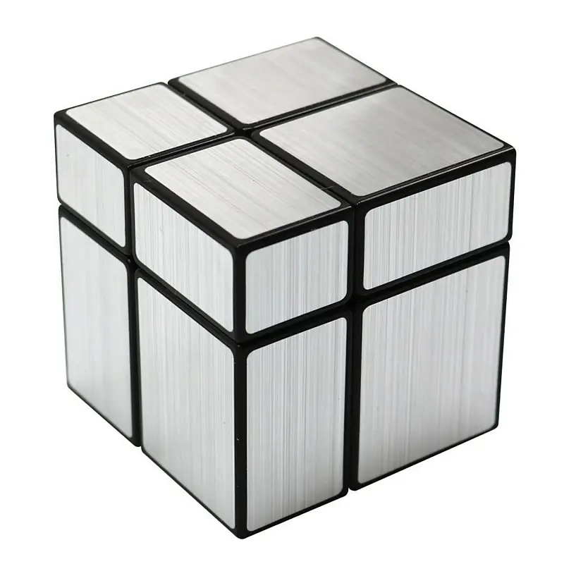 Зеркальный кубик 2x2 Серебро - фото