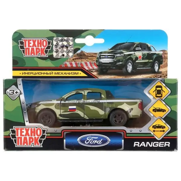 Машина Ford Ranger Военный пикап  - фото